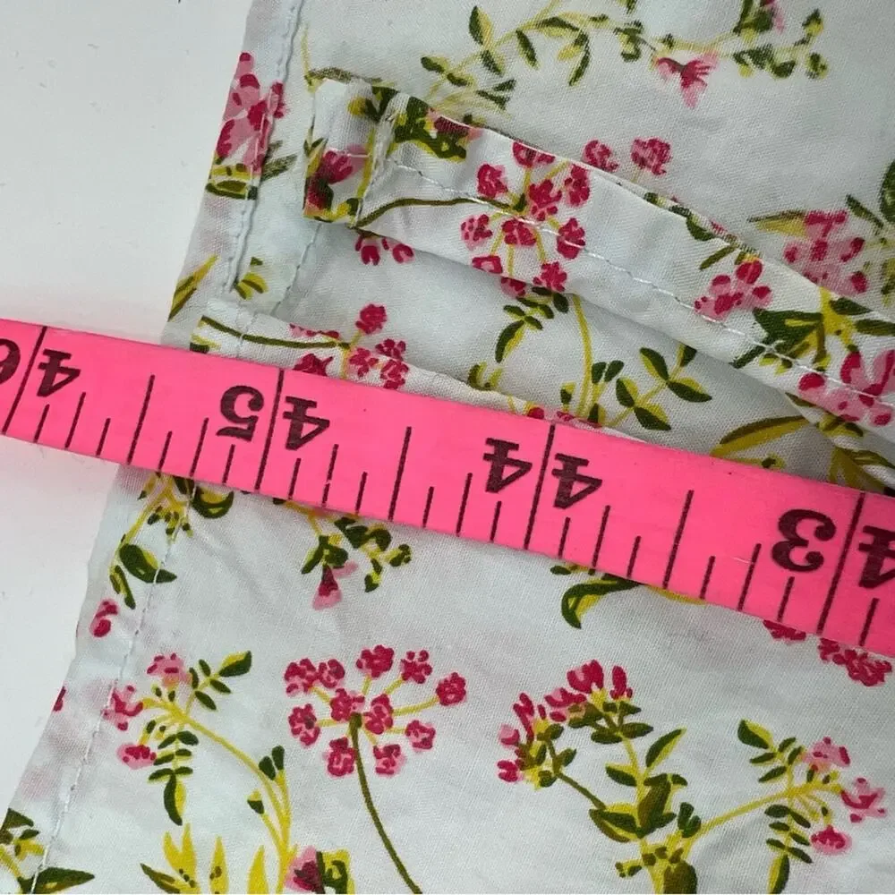 J.‎ Crew Short-Sleeve Smocked Dress in Meadow Floral Size Medium